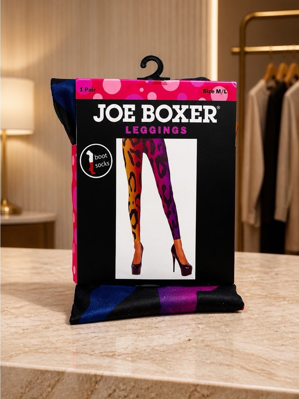 JOE BOXER LEGGINGS SIZE M/L NIB